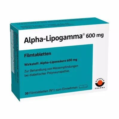 Alpha Lipogamma 600 mg filmtabletta, 30 db