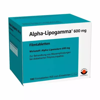 Alpha Lipogamma 600 mg filmtabletta, 100 db
