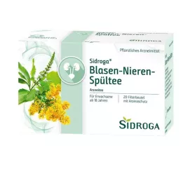 SIDROGA Hólyag veseöblítő tea szűrőzacskó, 20X2.0 g