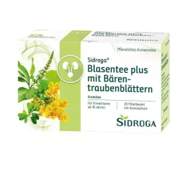 SIDROGA Hólyagtea plusz medvehagyma levelekkel, 20X2,0 g