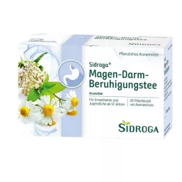 SIDROGA Gyomor- és bélrendszeri nyugtató teafilter tasak, 20X2.0 g