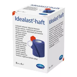 IDEALAST-színes ragtapasz 8 cm x 4 m kék, 1 db