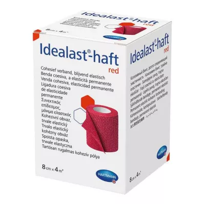 Idealast-haft színes kötszer 8 cm x 4 m piros, 1 db Idealast-haft színes kötszer 8 cm x 4 m piros, 1 db