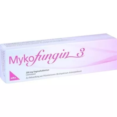MYKOFUNGIN 3 db 200 mg-os hüvelytabletta, 3 db
