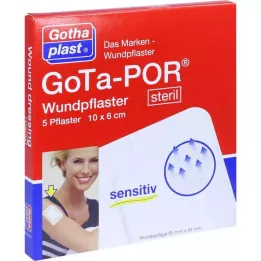 GOTA-POR Steril sebtapasz 60x100 mm, 5 db