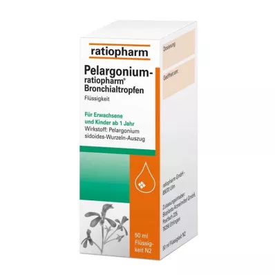Pelargonium ratiopharm hörgőcsepp, 50 ml