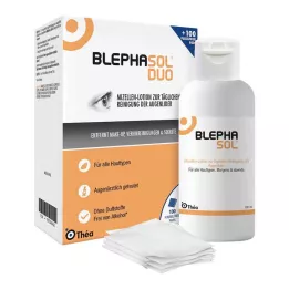 BLEPHASOL Duo 100 ml testápoló+100 tisztítóbetét, 1 p