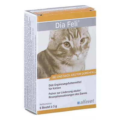 DIA FELI Por macskáknak, 6X3 g