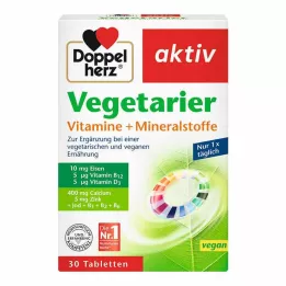 DOPPELHERZ Vegetáriánus vitaminok+ásványi anyagok Active, 30 db