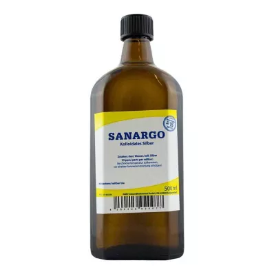 Sanargo kolloid ezüst flakonok, 500 ml