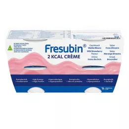 FRESUBIN 2 kcal Vadas eperkrém egy pohárban, 4X125 g
