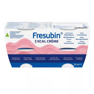 Fresubin 2 kcal krém erdei eper |Puding &amp; építőeledel (4x125 g)