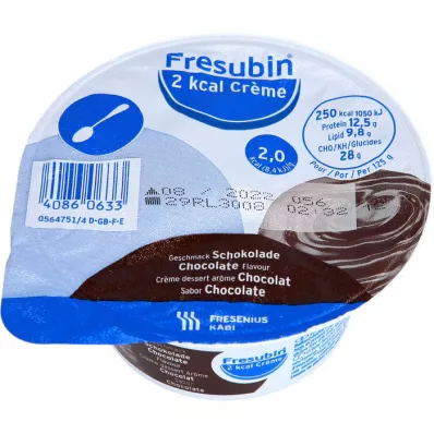 FRESUBIN 2 kcal tejszínes csokoládé egy csészében, 24X125 g
