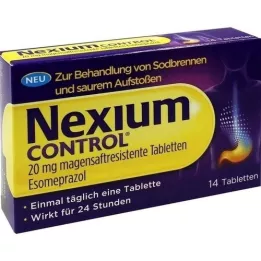 NEXIUM Control 20 mg-os bélsavmentes bevont tabletta, 14 db