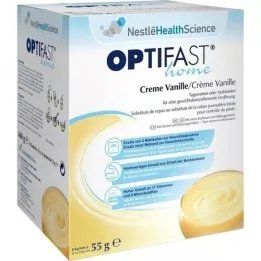 OPTIFAST Home Cream Vanília por, 8X55 g