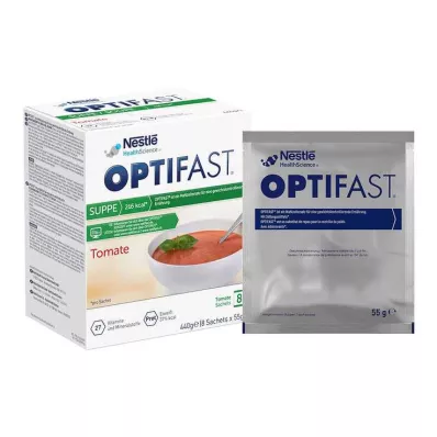 Optifast házi leves paradicsompor, 8X55 g