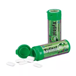 MIRADENT Xilitol fogápoló rágógumi Apple Kids, 30 g