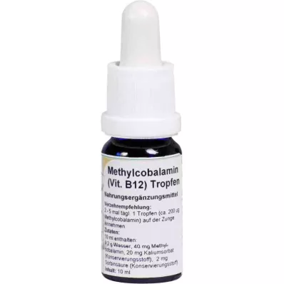 METHYLCOBALAMIN B12-vitamin csepp, 10 ml