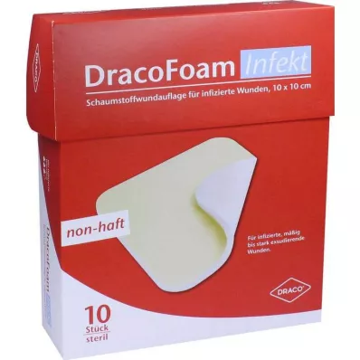 Dracofoam Infection Foam Sebtakaró 10x10cm, 10 db