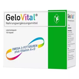 GELOVITAL étrend-kiegészítő csukamájolaj kapszula, 100 db