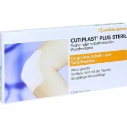 CUTIPLAST Plusz steril 7,8x15 cm-es kötszer, 5 db