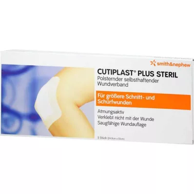 Cutiplast Plus steril 10x24,8 cm-es kötszer, 5 db
