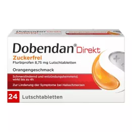 DOBENDAN Közvetlen cukormentes Flurbiprofen 8,75mg Lut, 24 db