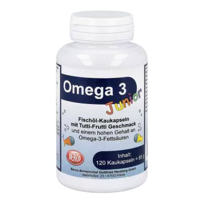 OMEGA-3 Junior Berco rágókapszula, 120 db