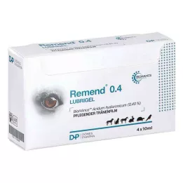 REMEND Lubrigel kutya/macska/ló számára, 4 x 10 ml