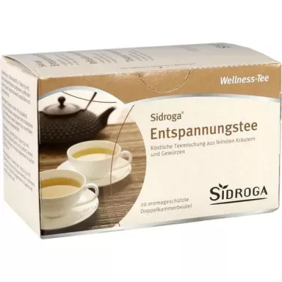 SIDROGA Wellness relaxációs teafilter tasak, 20X1.75 g