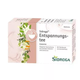 SIDROGA Wellness relaxációs teafilter tasak, 20X1.75 g