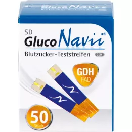 SD GlucoNavii GDH Vércukor tesztcsíkok, 1X50 db