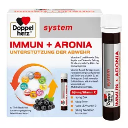 DOPPELHERZ Immun+Aronia rendszerampullák, 10 db
