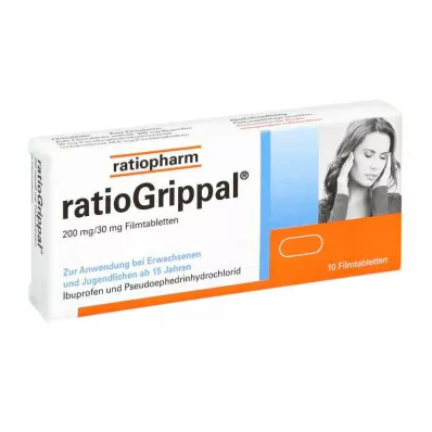 Ratiogrippal 200 mg/30 mg filmtabletta (10 db) Ratiogrippal 200 mg/30 mg filmtabletta (10 db)