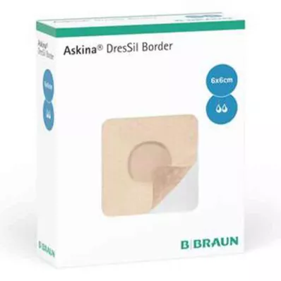 ASKINA DresSil Border Sil.Schaumst.V.6x6 cm, 10 db ASKINA DresSil Border Sil.Schaumst.V.6x6 cm, 10 db