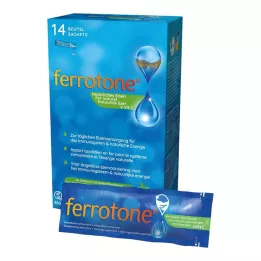 FERROTONE Vas almakoncentrátummal és C-vitaminnal tabletta, 14 x 25 ml