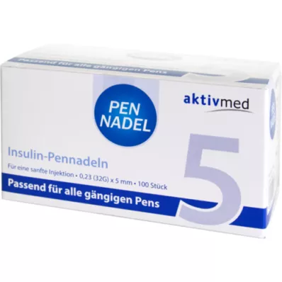 PEN-NADELN Univerzális 5 kanül 0,23x5 mm 32 G, 100 db