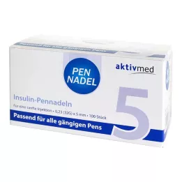 PEN-NADELN Univerzális 5 kanül 0,23x5 mm 32 G, 100 db