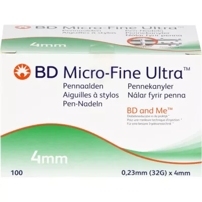 BD MICRO-FINE ULTRA 0,23x4 mm-es tolltűk, 100 db