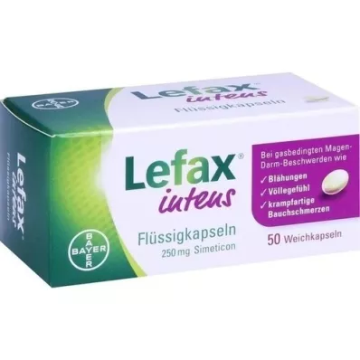 LEFAX intenzív folyékony kapszula 250 mg simeticon, 50 db