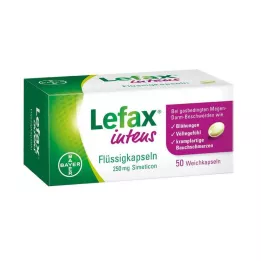 LEFAX intenzív folyékony kapszula 250 mg simeticon, 50 db