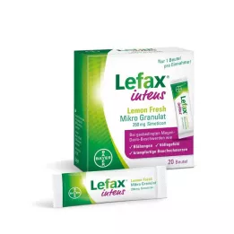 Lefax intens Lemon Fresh mikrogranulátum 250 mg Simeticon, 20 db