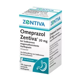 OMEPRAZOL Zentiva 20 mg gyomorégésre, 14 db