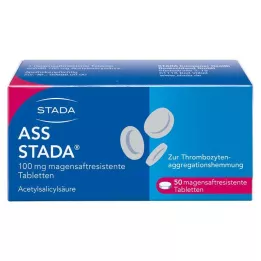 ASS STADA 100 mg bélsavmentes bevont tabletta, 50 db