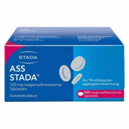 ASS STADA 100 mg bélsavmentes bevont tabletta, 100 db