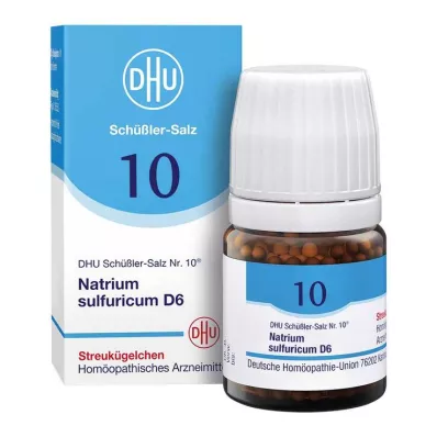 DHU Schüßler só No. 10 Natrum sulfuricum D6 golyócskák, 10 g DHU Schüßler só No. 10 Natrum sulfuricum D6 golyócskák, 10 g