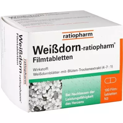 WEISSDORN-RATIOPHARM Filmtabletta, 100 db