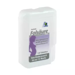 FOLSÄURE 800 Plus B12+Jód tabletta, 120 kapszula