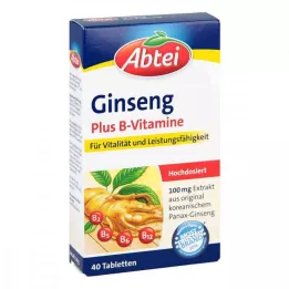 ABTEI Ginseng Plus B-vitamin tabletta, 40 db