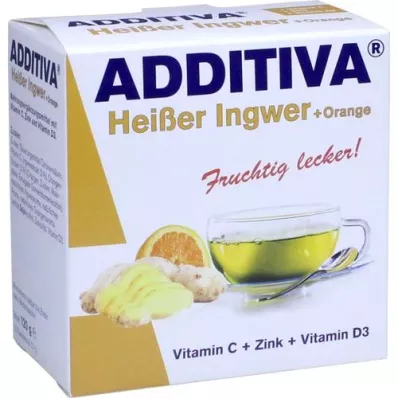 ADDITIVA csípős gyömbér+narancs por, 120 g